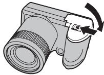 FUJIFILM FINEPIX L55 - Fermez le couvercle du compartiment des piles. - 1