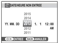 FUJIFILM FINEPIX L55 - Régler la date et l'heure. - 1