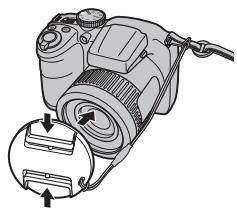 FUJIFILM FINEPIX L55 - Le capuchon d'objectif - 1