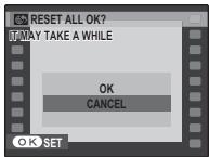 FUJIFILM FINEPIX S - Select RESET ALL. - 2