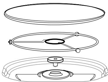 HUSQVARNA QN4021X - Turntable and turntable support - 1