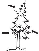 HUSQVARNA 440 E - Felling direction - 1