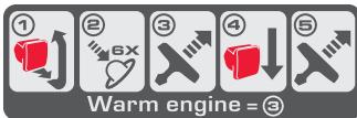 HUSQVARNA 440 E - Warm engine - 2