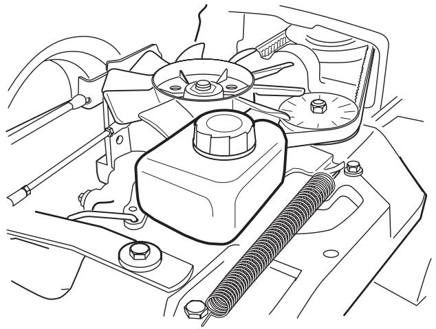 HUSQVARNA RIDER 175 AWD - Checking the transmission oil level - 2