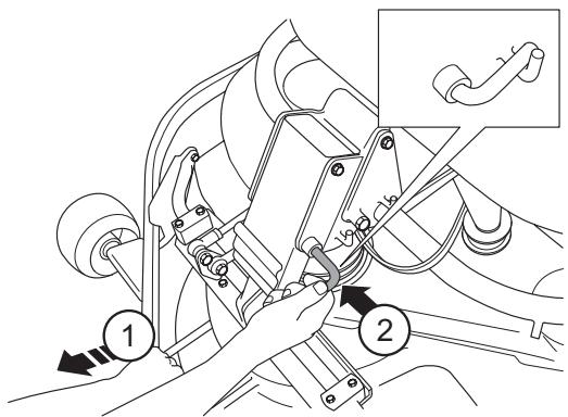 HUSQVARNA RIDER 175 AWD - Placing in the service position - 11