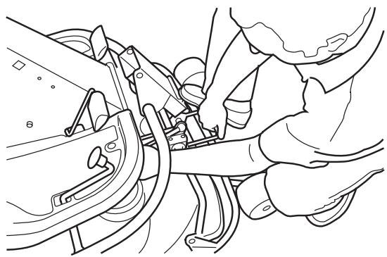 HUSQVARNA RIDER 175 AWD - Placing in the service position - 7