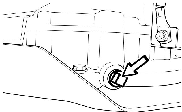 HUSQVARNA RIDER 175 AWD - Replacing the engine oil - 2