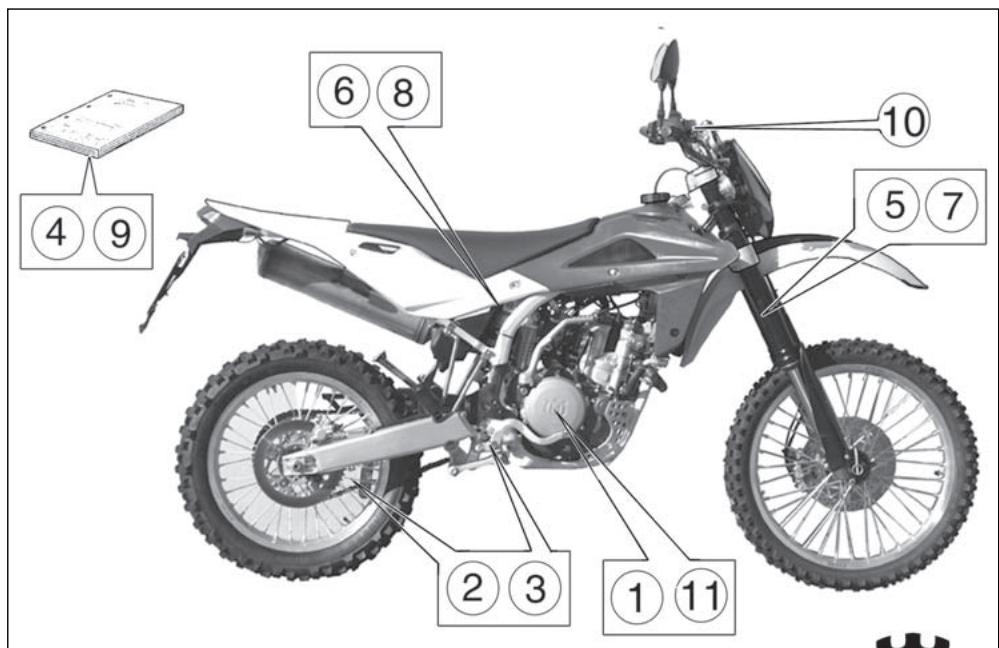 HUSQVARNA SMR 450 - ADJUSTMENT OF HEADLIGHT (TE- SMR) - 8