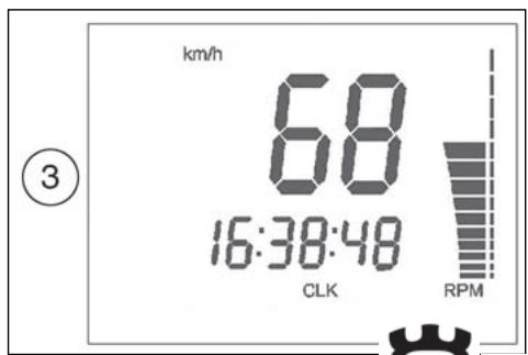 HUSQVARNA SMR 450 - 3- SPEED / CLOCK / RPM (Bild 3) - 3