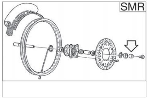 HUSQVARNA SMR 450 - RIMONTAGGIO RUOTA ANTERIORE - 1