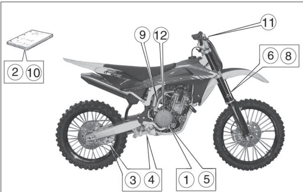 HUSQVARNA TC 510 - ADJUSTMENT OF HEADLIGHT (TE- SMR) - 9