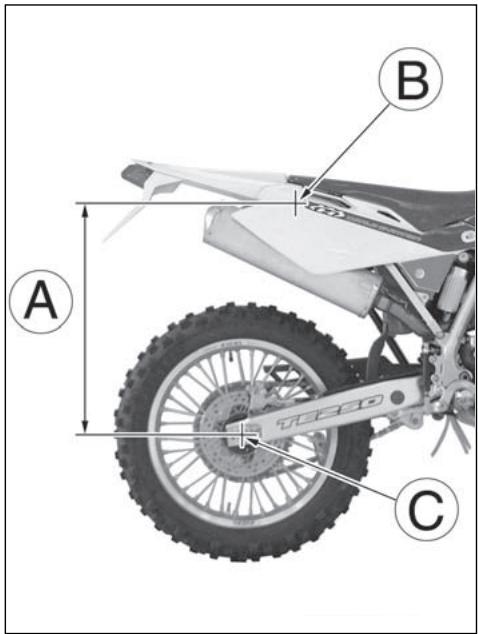 HUSQVARNA TC 510 - REGULACION PRECARGA RESORTE AMORTIGUADOR - 1