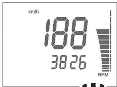 HUSQVARNA TC 510 - INSTRUMENT DIGITAL, VOYANTS (TE-SMR) - 1