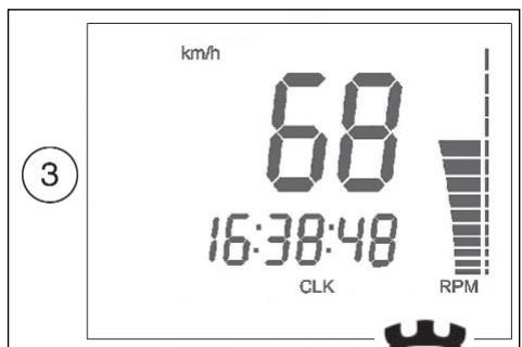 HUSQVARNA TC 510 - 3- SPEED / CLOCK / RPM (figura 3) - 3