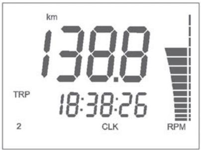 HUSQVARNA TE 250 - 10- SPEED /RPM (engine r.p.m. numerical value) (figure 10) - 4