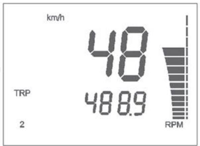 HUSQVARNA TE 250 - 10- SPEED /RPM (engine r.p.m. numerical value) (figure 10) - 3