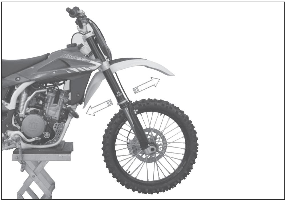 HUSQVARNA TE 250 - STEERING WHEEL BALL PLAY ADJUSTMENT - 1
