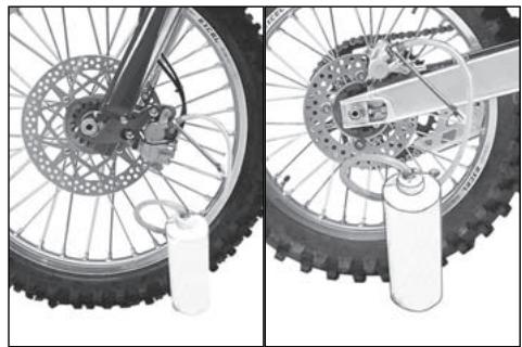 HUSQVARNA TE 250 - To replace the fluid, proceed as follows: - 5