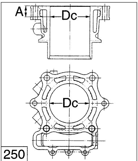 HUSQVARNA TE 250 - ACOPLAMIENTO CILINDRO-PISTON - 1