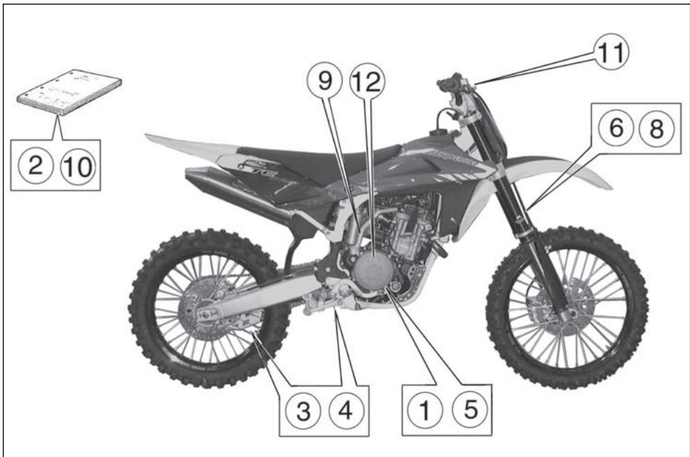 HUSQVARNA TE 250 - REGULACIÓN FARO DELANTERO (TE- SMR) - 8