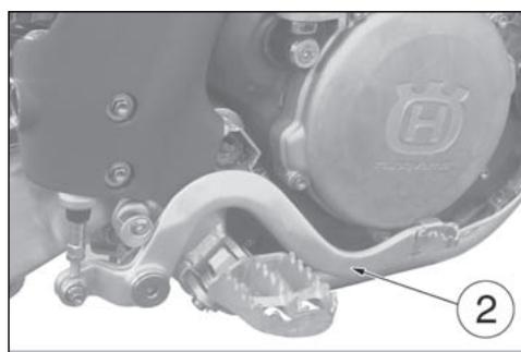 HUSQVARNA TE 450 - CURAGE Du systeme de freinage arriere - 7