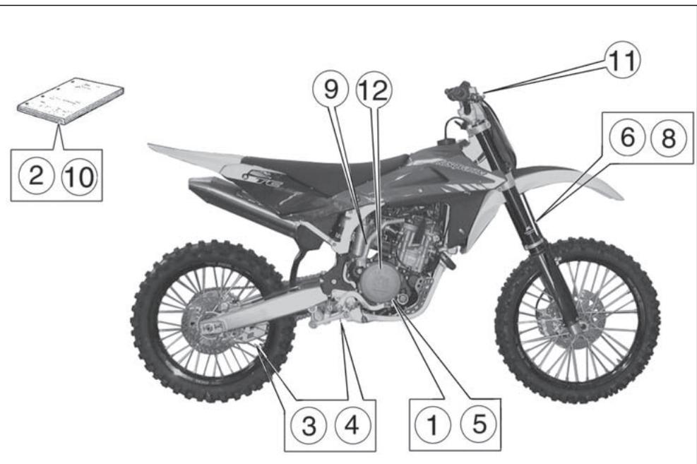 HUSQVARNA TE 450 - EXTRA-TEILE (TC) - 1
