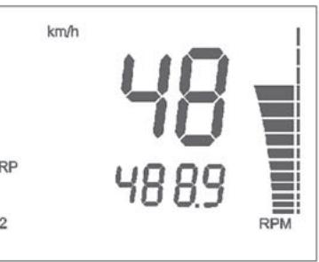 HUSQVARNA TE 450 - 8-Speed/Trip2/Rpm (figure 8) - 1