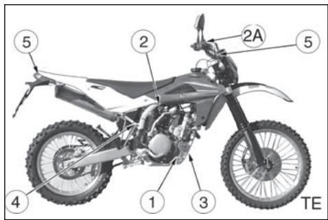 HUSQVARNA TE 450 - CHASSIS - 2