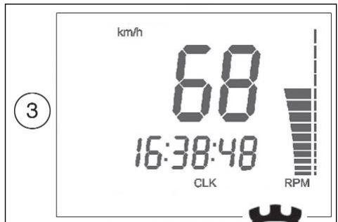 HUSQVARNA TE 450 - 3-SPEED/CLOCK/RPM (figura 3) - 3