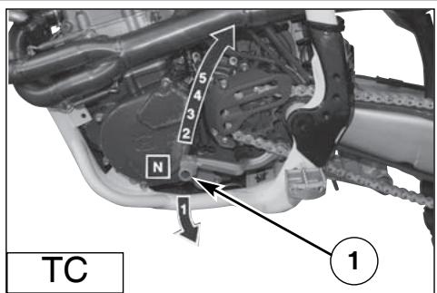 HUSQVARNA TE 450 - GEAR SHIFT CONTROL - 2
