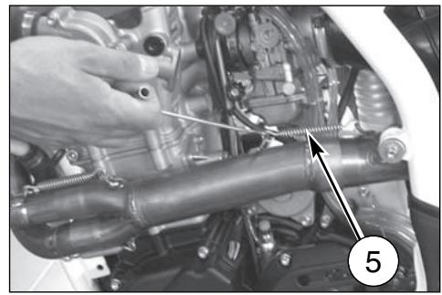 HUSQVARNA TE 450 - SOSTITUZIONE MATERIALE FONOASSORBENTE SILENZIATORE - 4