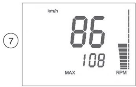 HUSQVARNA TE 450 - 7-Speed/vmax/rpm (figure 7) - 2