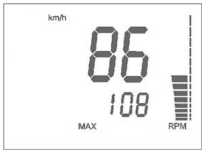HUSQVARNA TE 450 - 10- SPEED/RPM (Motor r.p.m. numerischer Wert) (Bild 10) - 3