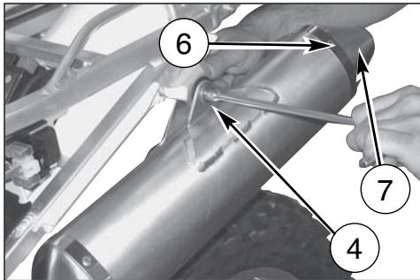 HUSQVARNA TE 450 - SPARK ARRESTER" MAINTENANCE AND CLEANOUT INSTRUCTIONS - 4
