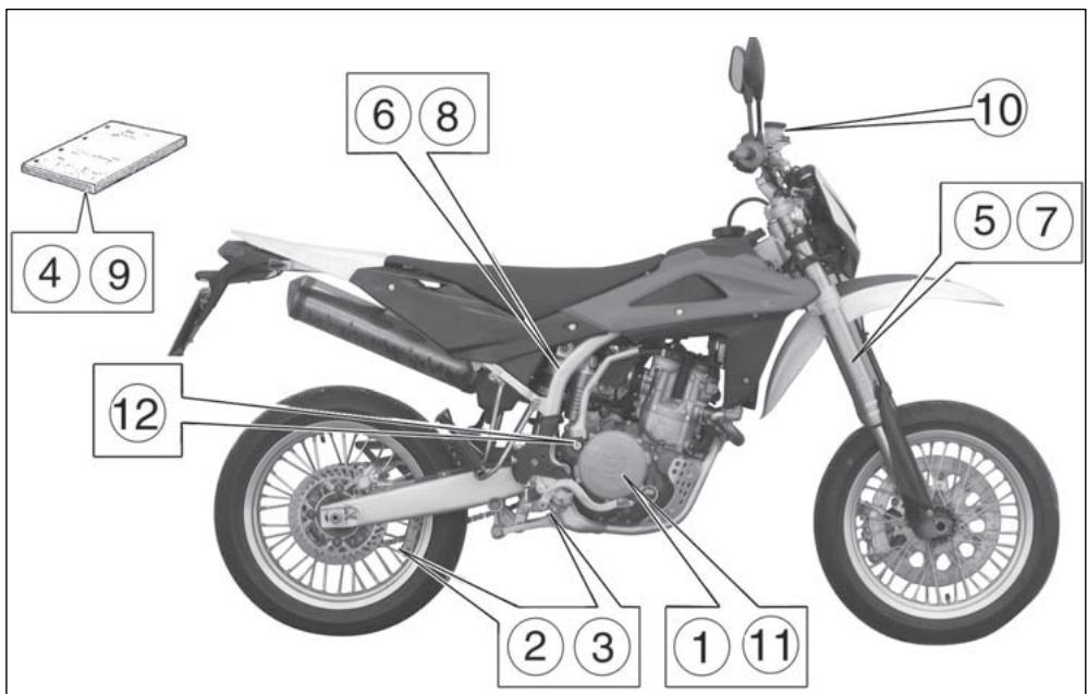 HUSQVARNA TE 450 - PARTI OPTIONAL (SMR) - 1