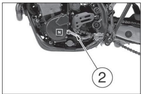 HUSQVARNA TE 510 - STOPPING THE MOTORCYCLE AND THE ENGINE - 2