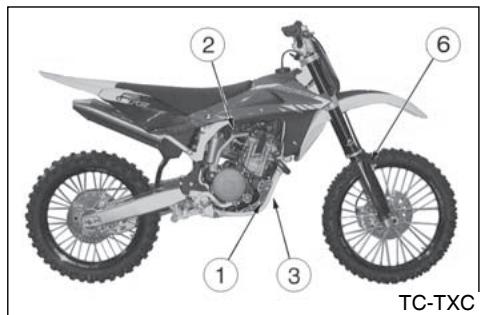 HUSQVARNA TXC 450 - TIGHTENING TORQUES - 2