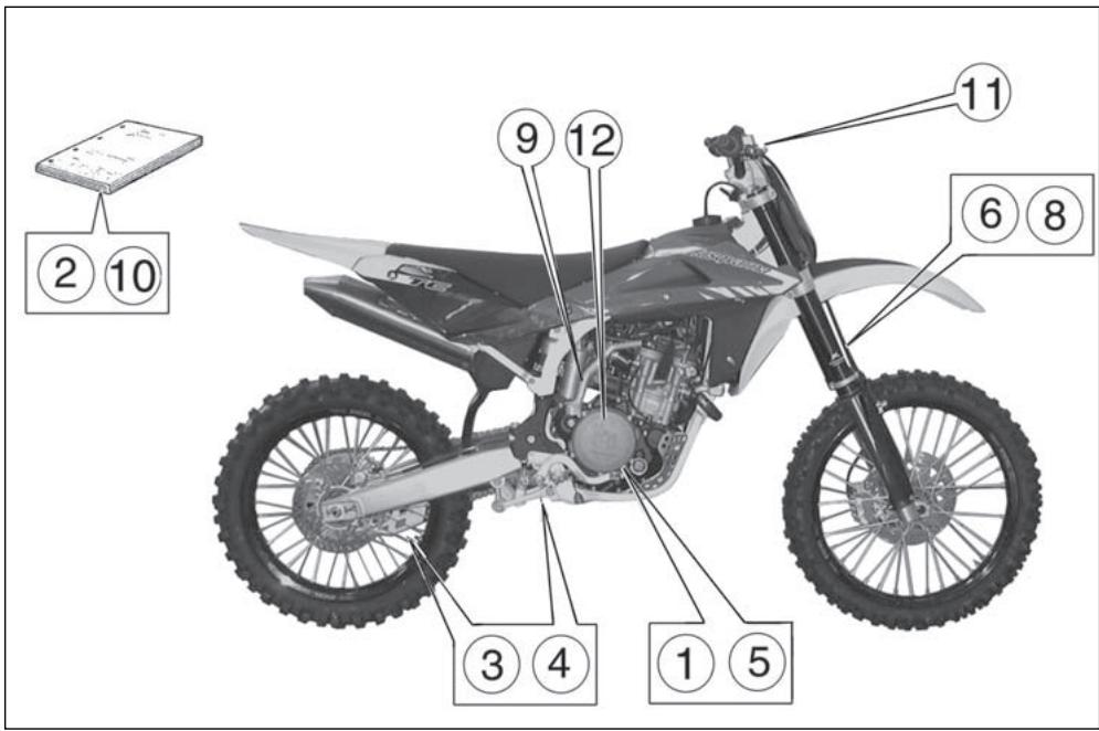 HUSQVARNA TXC 450 - PARTI OPTIONAL (TC) - 1
