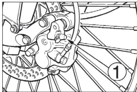 HUSQVARNA TXC 450 - FRONT BRAKING SYSTEM BLEEDING (TE, TC, TXC) - 1