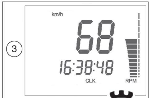 HUSQVARNA TXC 450 - 3-SPEED/CLOCK/RPM (figura 3) - 3