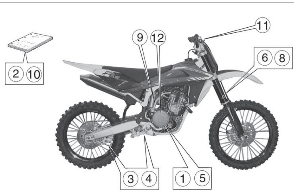 HUSQVARNA TXC 450 - EXTRA-TEILE (TC) - 1