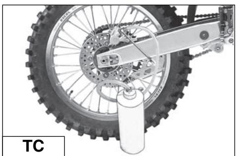 HUSQVARNA TXC 450 - CURAGE Du systeme de freinage arriere - 6