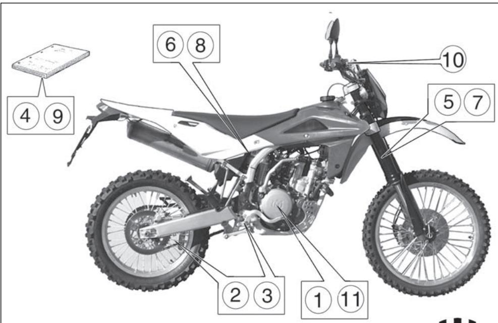 HUSQVARNA TXC 450 - OPTIONAL PARTS LIST (TE) - 1