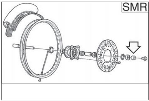 HUSQVARNA TXC 450 - REASSEMBLING THE FRONT WHEEL - 1