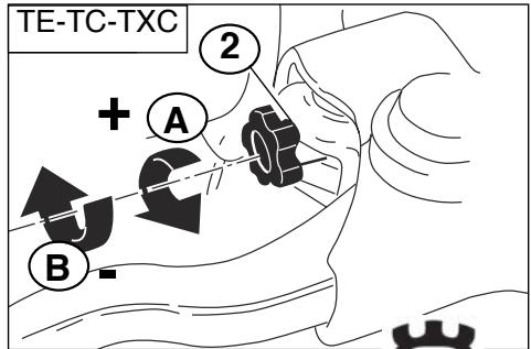 HUSQVARNA TXC 450 - STEERING WHEEL BALL PLAY ADJUSTMENT - 7