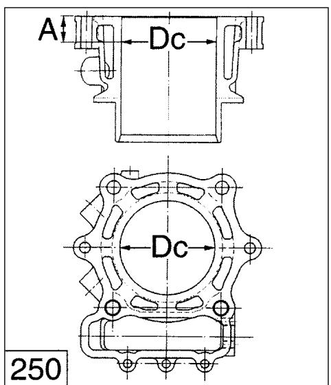 HUSQVARNA TXC 450 - ACOPLAMENTO CILINDRO-PISTON - 1