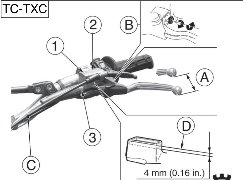 HUSQVARNA TXC 450 - CAUTION*: NEVER use brake fluid. - 1