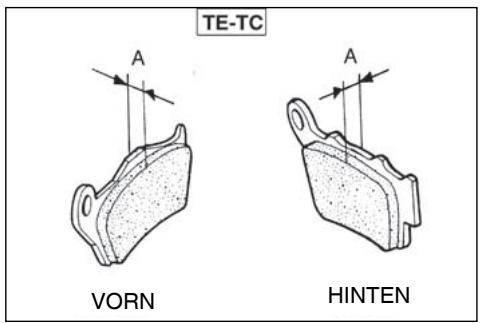 HUSQVARNA TXC 510 - VERSCHLEISSBREMSBELAEGE (SMR) - 3