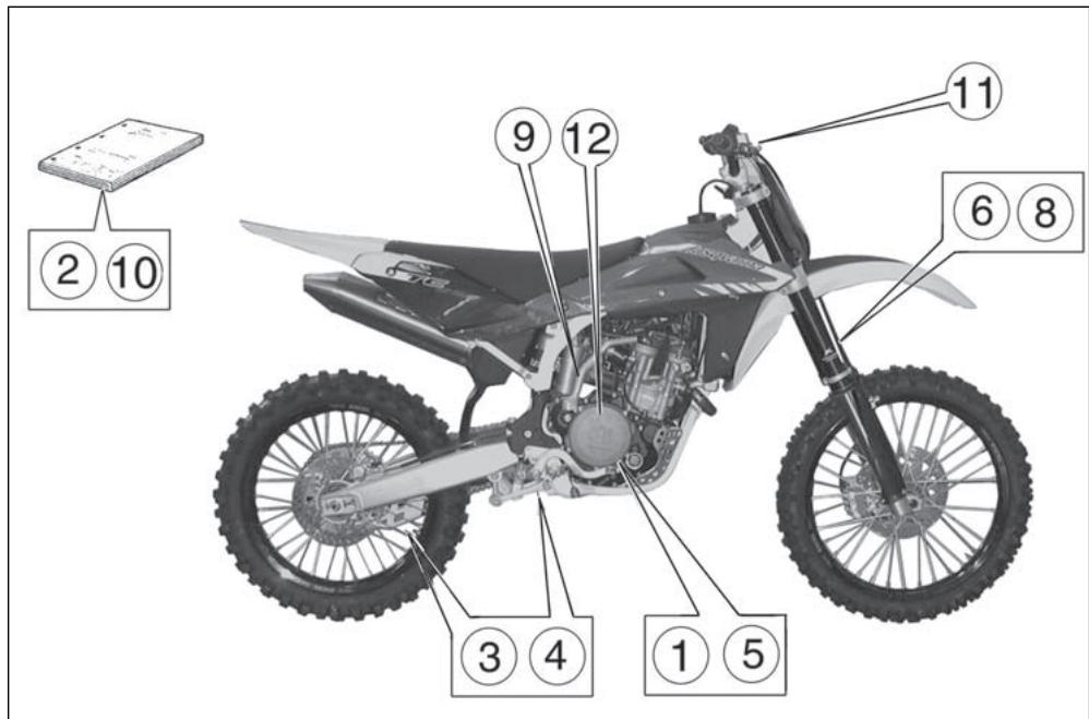 HUSQVARNA TXC 510 - SOSTITUZIONE LAMPADA LUCE TARGA (TE- SMR) - 9