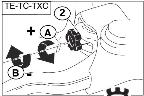 HUSQVARNA TXC 510 - STEERING WHEEL BALL PLAY ADJUSTMENT - 7